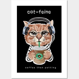 Coffee Cat Meme Posters and Art